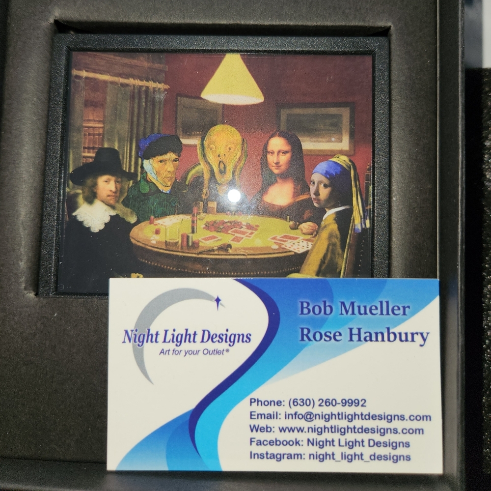 NIB Night Light Designs entitled A Bold Master
